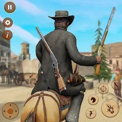 Взломанная West Cowboy Shooting Games 3D  [МОД Menu] - стабильная версия apk на Андроид