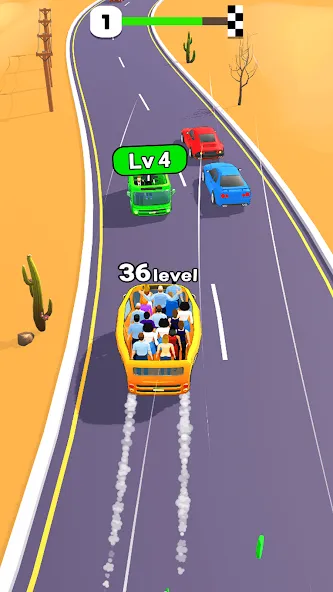 Level Up Bus (Левел Ап Бас)  [МОД Много денег] Screenshot 3