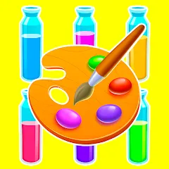 Взлом Sort Paint: Water Sort Puzzle (Сорт Пэйнт)  [МОД Mega Pack] - полная версия apk на Андроид