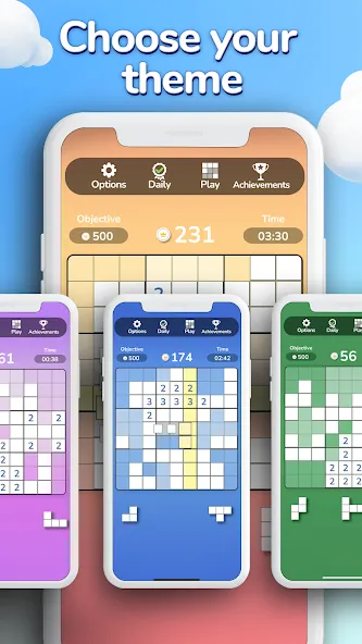 Blodoku (Блодоку)  [МОД Бесконечные монеты] Screenshot 2