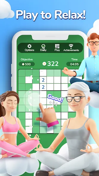 Blodoku (Блодоку)  [МОД Бесконечные монеты] Screenshot 3