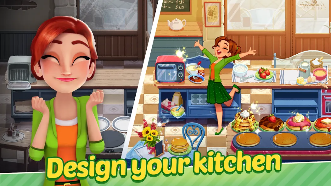 Delicious World - Cooking Game (Делишес Ворлд)  [МОД Меню] Screenshot 1