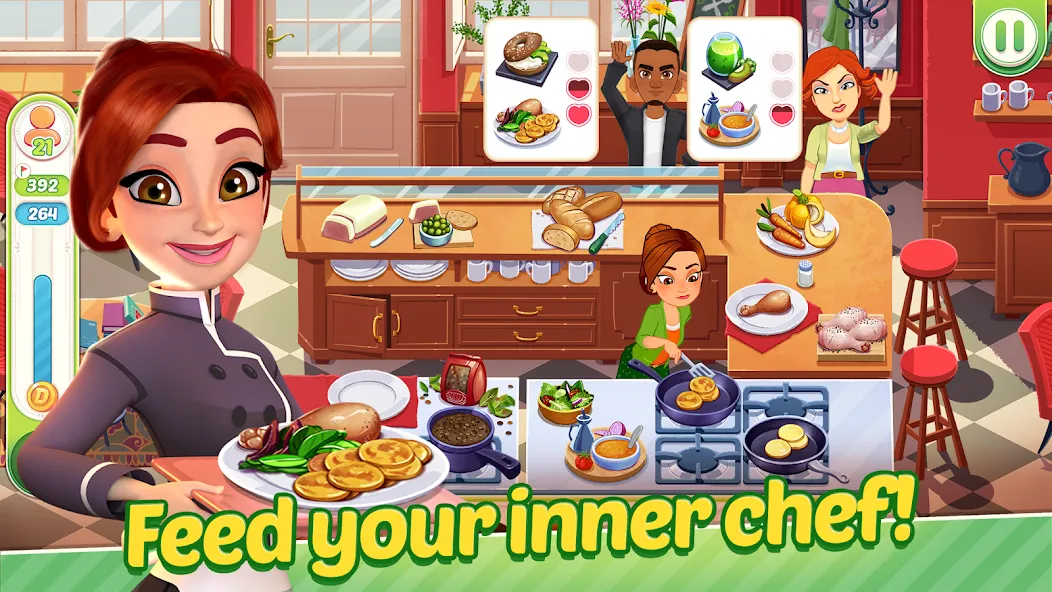 Delicious World - Cooking Game (Делишес Ворлд)  [МОД Меню] Screenshot 2