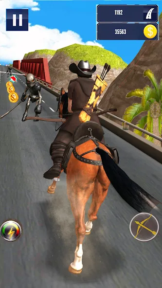 Cowboy Horse Run  [МОД Бесконечные деньги] Screenshot 4