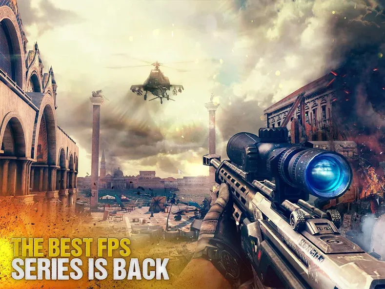 Modern Combat 5: mobile FPS (Модерн Комбат 5)  [МОД Бесконечные монеты] Screenshot 1