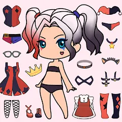 Взломанная Doll Dress Up - Makeup Games  [МОД Бесконечные монеты] - стабильная версия apk на Андроид