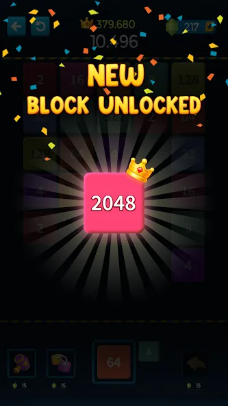 1M - Merge Number Block Puzzle  [МОД Unlimited Money] Screenshot 5