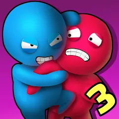 Скачать взлом Noodleman Party: Fight Games (Нудлман Пати)  [МОД Много монет] - стабильная версия apk на Андроид