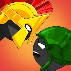 Взломанная Stickman History Battle (Стикмен История Битва)  [МОД Unlimited Money] - последняя версия apk на Андроид