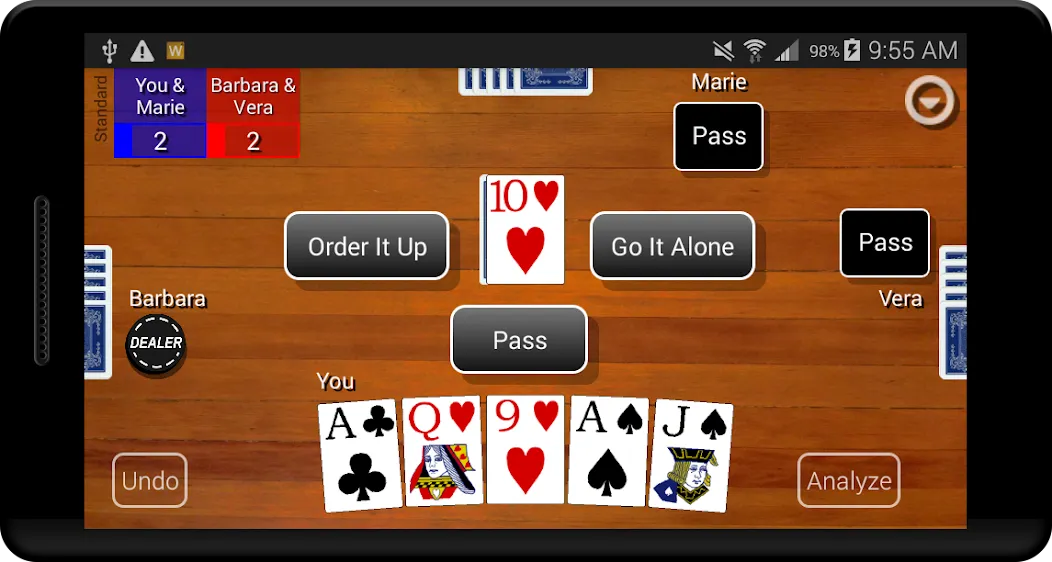 Euchre Card Classic (Юкер Кард Классик)  [МОД Много монет] Screenshot 1