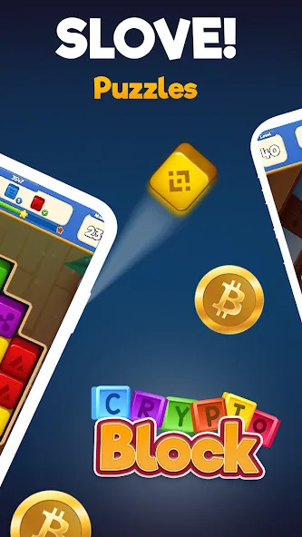 Crypto Blocks Puzzle Challenge  [МОД Бесконечные деньги] Screenshot 2