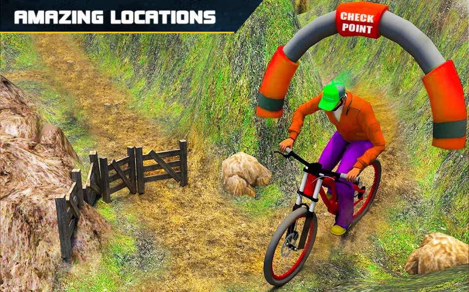 BMX Boy Bike Stunt Rider Game (БМХ)  [МОД Все открыто] Screenshot 4