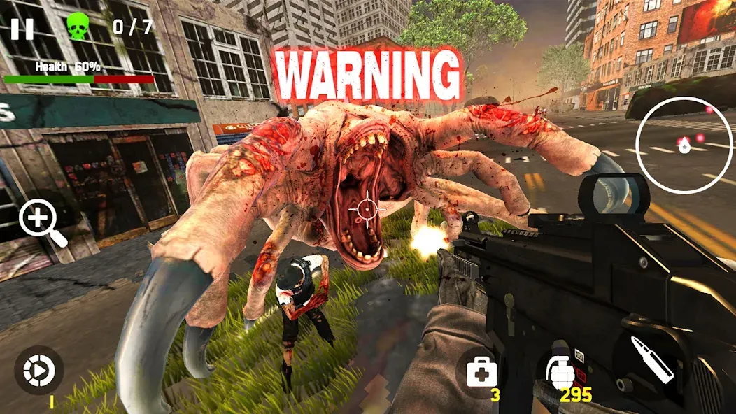 Zombie Hunter - Shooting Game (Зомби Хантер)  [МОД Много монет] Screenshot 4