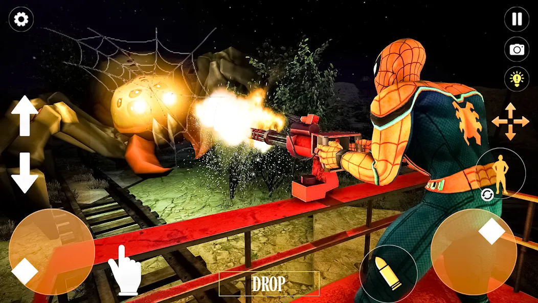 Horror Spider : Scary Train  [МОД Unlocked] Screenshot 2