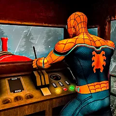 Взломанная Horror Spider : Scary Train  [МОД Unlocked] - стабильная версия apk на Андроид