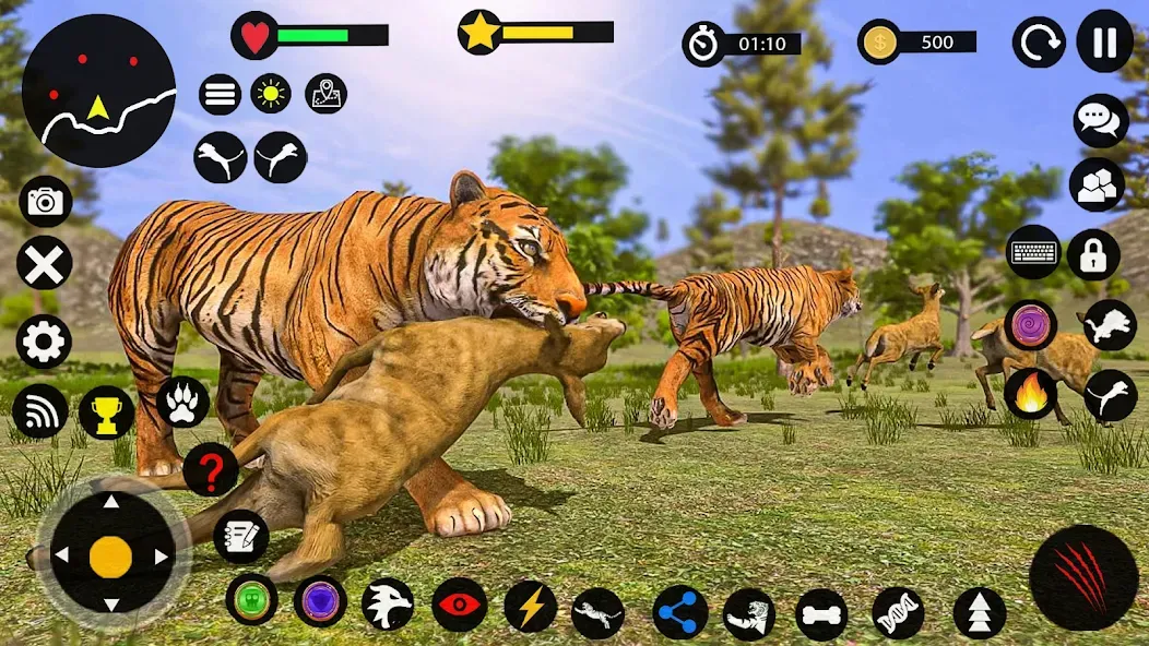 Tiger Games: Tiger Sim Offline  [МОД Menu] Screenshot 4