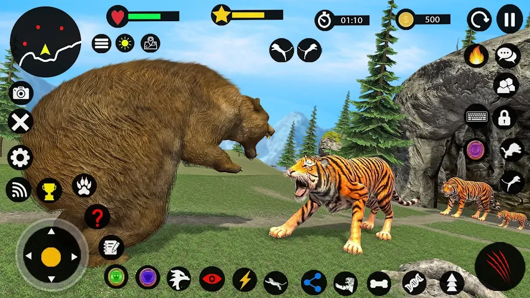 Tiger Games: Tiger Sim Offline  [МОД Menu] Screenshot 5