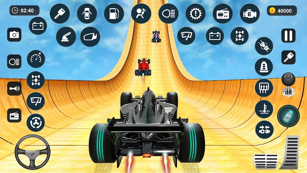 Formula Car Stunt - Car Games (Формула автомобиль трюк)  [МОД Меню] Screenshot 2