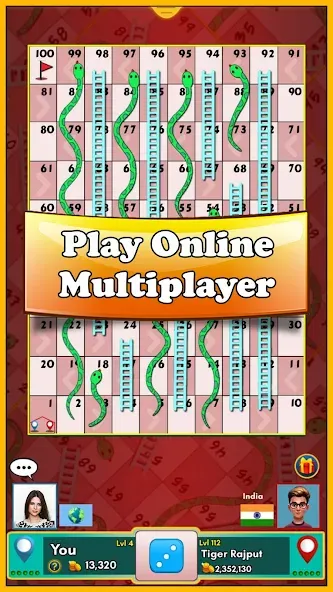 Snakes and Ladders King (Снейкс энд Ладдерс Кинг)  [МОД Unlimited Money] Screenshot 1