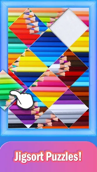 Jigsort Puzzles (Джигсорт Пазлы)  [МОД Unlimited Money] Screenshot 4