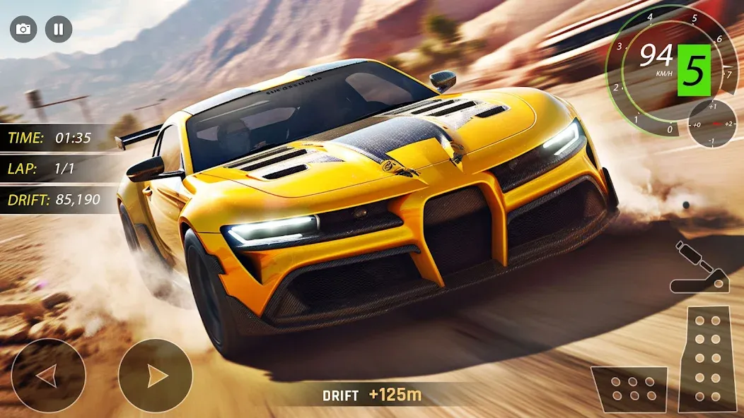 Highway Drifting Racing Games  [МОД Unlimited Money] Screenshot 3