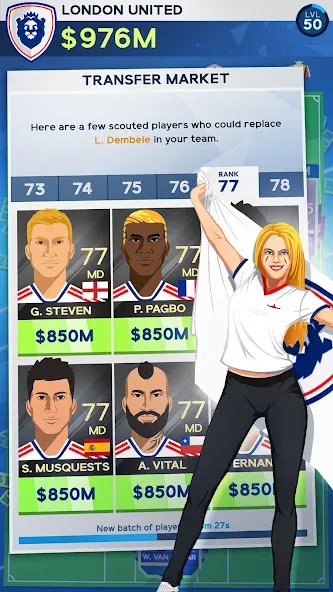 Idle Eleven - Soccer tycoon (Айдл Илевен)  [МОД Меню] Screenshot 4