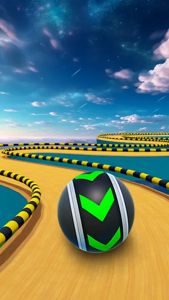 Fast Ball Jump - Going Ball 3d (Скай Болл Джамп)  [МОД Много денег] Screenshot 3