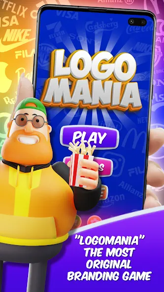 Logomania - Logo Quiz Original (Логомания 1)  [МОД Unlocked] Screenshot 1