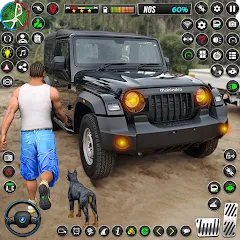 Скачать взлом Jeep Driving Simulator offRoad (Джип Драйвинг Симулятор вне дороги)  [МОД Много денег] - стабильная версия apk на Андроид