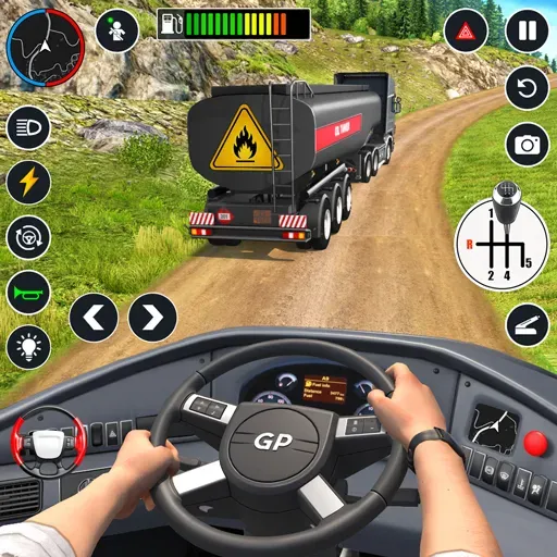 Oil Truck Games: Driving Games  [МОД Unlimited Money] Screenshot 1