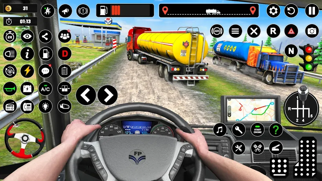 Oil Truck Games: Driving Games  [МОД Unlimited Money] Screenshot 4