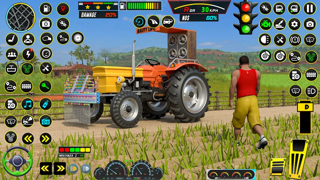 Farming Tractor Game Simulator (Фарминг Трактор Игра Симулятор)  [МОД Много монет] Screenshot 2