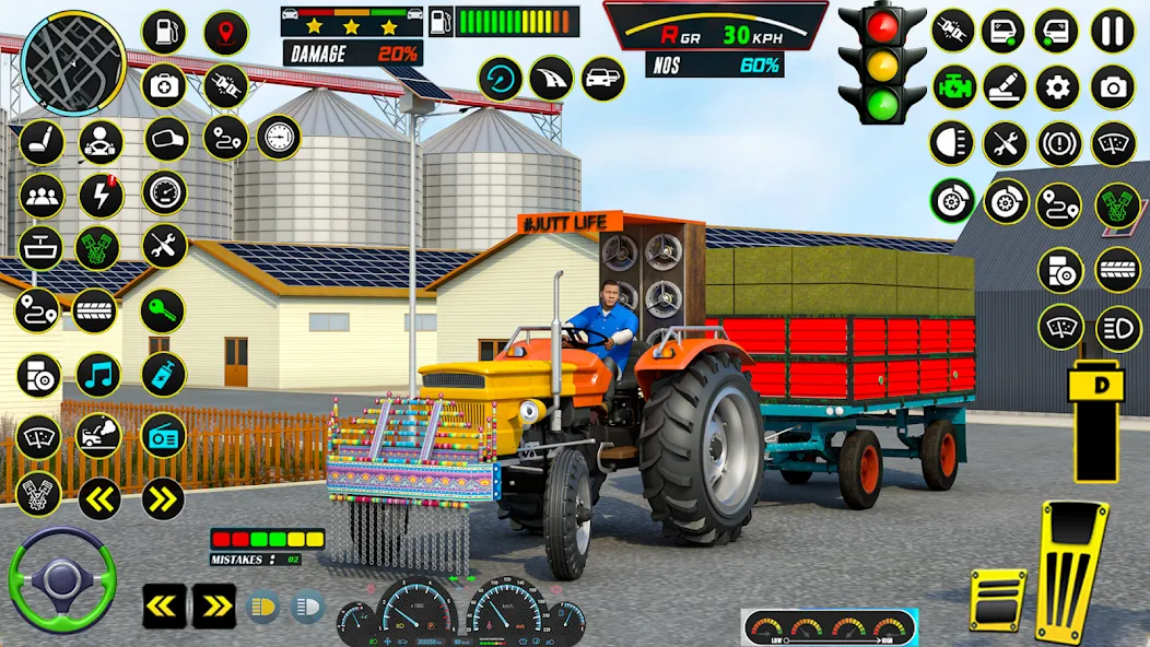 Farming Tractor Game Simulator (Фарминг Трактор Игра Симулятор)  [МОД Много монет] Screenshot 3