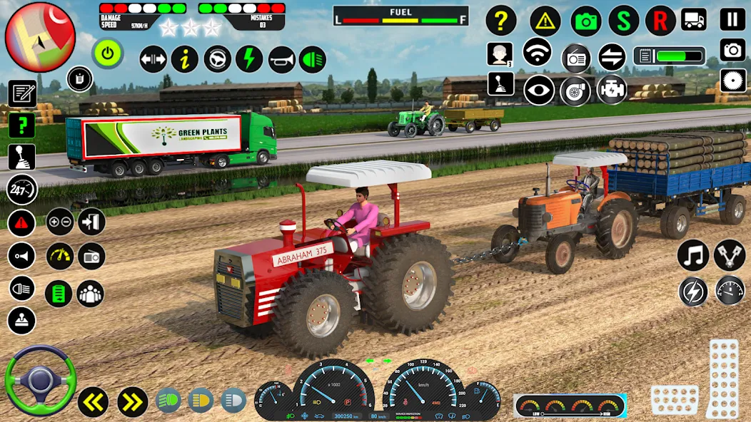 Farming Tractor Game Simulator (Фарминг Трактор Игра Симулятор)  [МОД Много монет] Screenshot 4