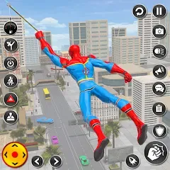 Взломанная Spider Rope Hero Spider Games  [МОД Все открыто] - последняя версия apk на Андроид