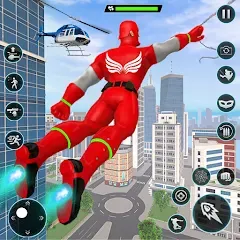 Взлом Rope Hero Spider Fighting Game  [МОД Mega Pack] - последняя версия apk на Андроид