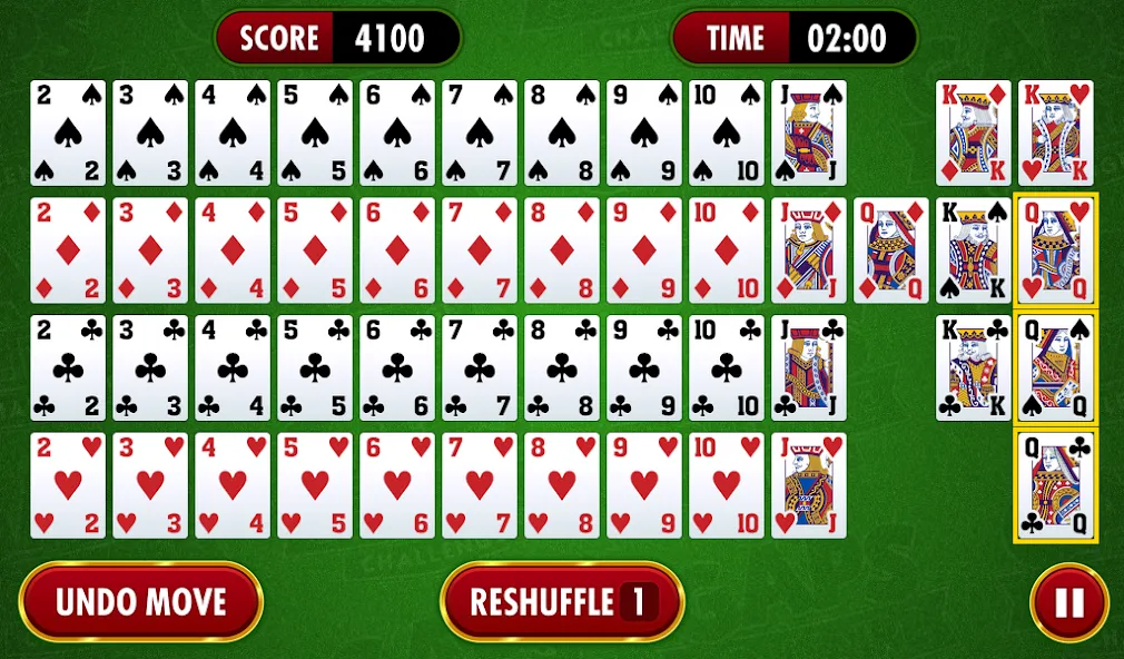 Gaps Solitaire Challenge (Гапс Солитер Челлендж)  [МОД Бесконечные деньги] Screenshot 2