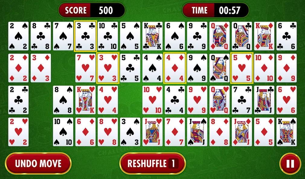 Gaps Solitaire Challenge (Гапс Солитер Челлендж)  [МОД Бесконечные деньги] Screenshot 5