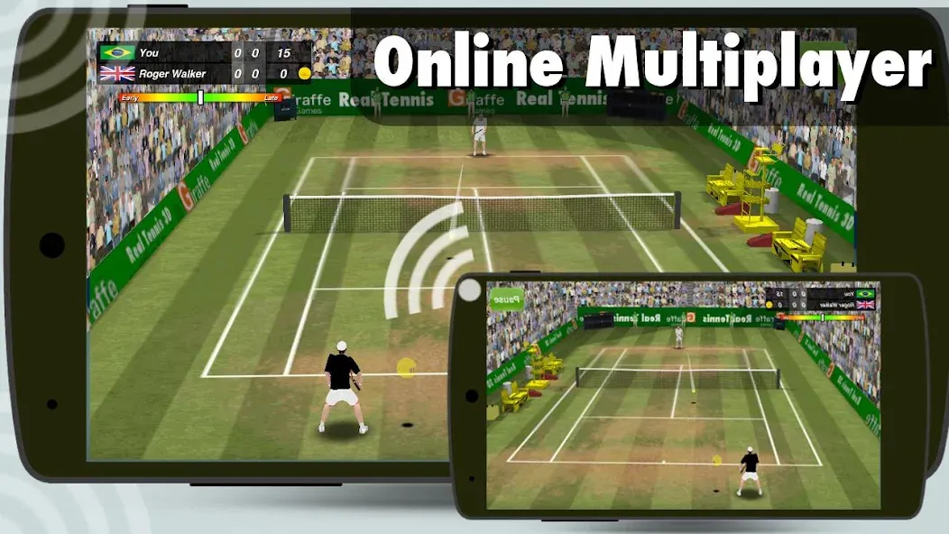 Tennis Champion 3D - Online Sp  [МОД Много монет] Screenshot 2