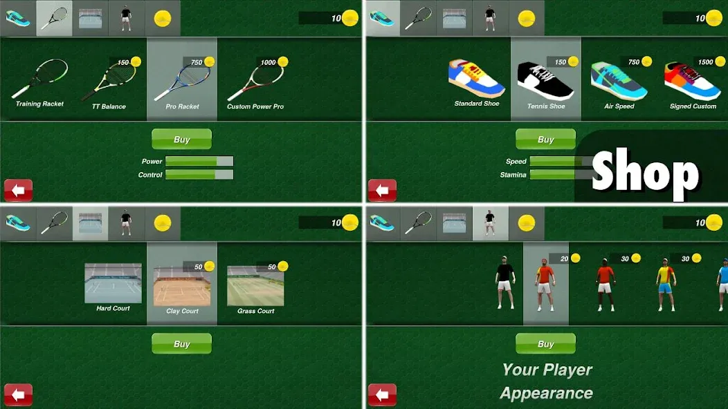 Tennis Champion 3D - Online Sp  [МОД Много монет] Screenshot 5