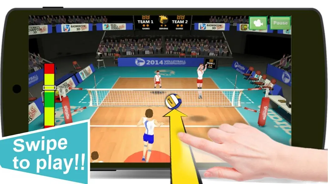 Volleyball Champions 3D - Onli  [МОД Меню] Screenshot 2