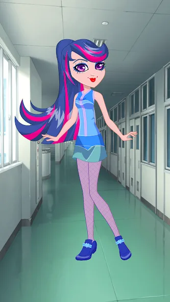 Pony College Student Dress Up (Пони Студент Колледжа Одеваются)  [МОД Menu] Screenshot 4