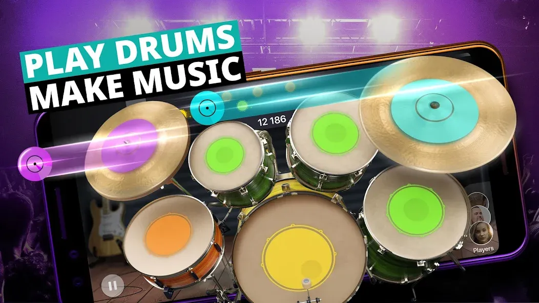 Drum Kit Music Games Simulator  [МОД Unlimited Money] Screenshot 1