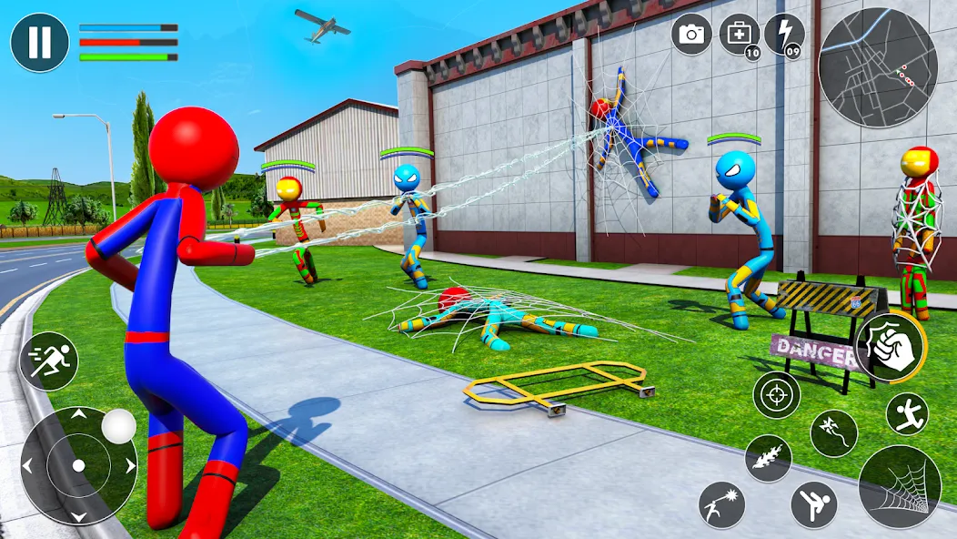 Spider Game-Stickman Rope Hero  [МОД Mega Pack] Screenshot 3