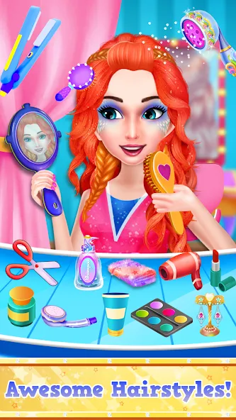 Fashion Braid Hairstyles Salon  [МОД Много монет] Screenshot 4