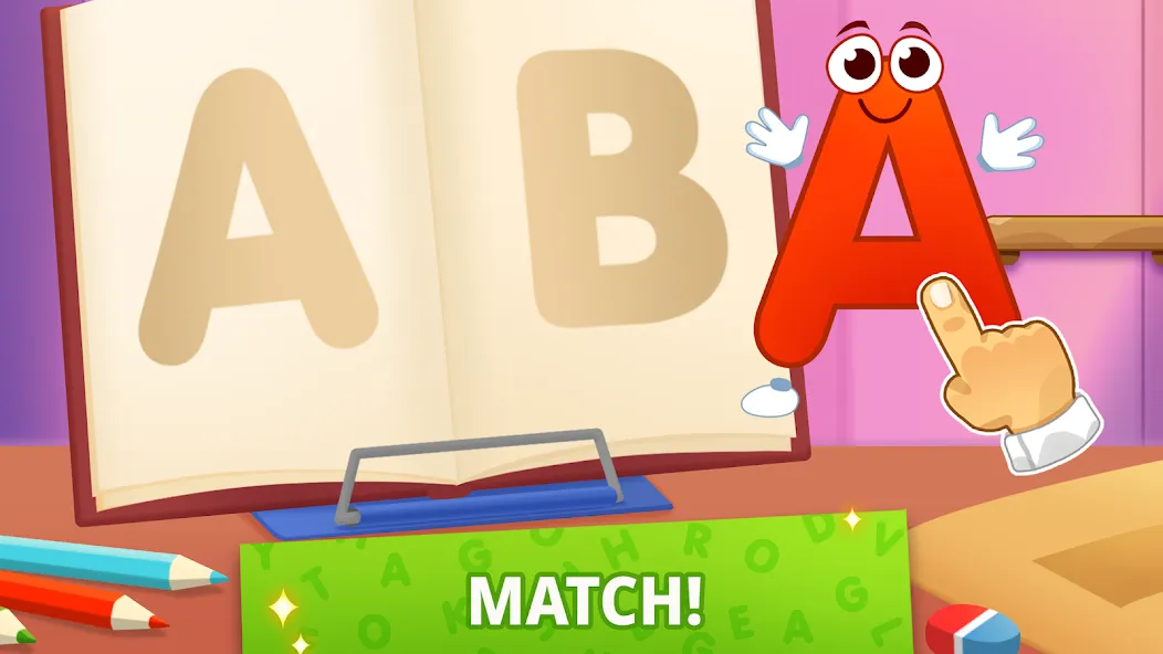 ABC kids! Alphabet, letters  [МОД Меню] Screenshot 2