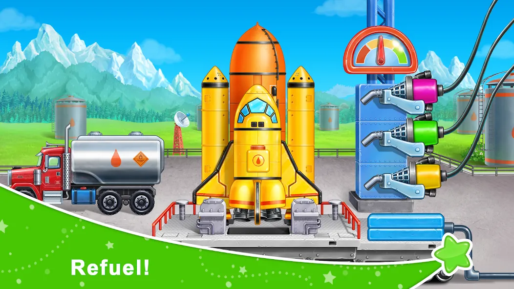 Rocket 4 space games Spaceship  [МОД Много денег] Screenshot 2