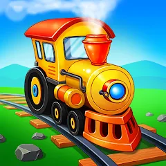 Взломанная Train Games for Kids: station  [МОД Menu] - последняя версия apk на Андроид