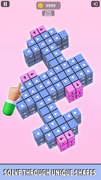 Tap Away: Puzzle Games (Тап Эвей 3Д)  [МОД Бесконечные монеты] Screenshot 4