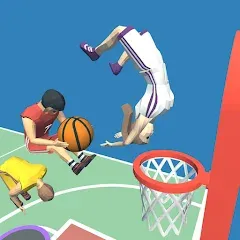 Скачать взломанную Dunk Team (Данк Тим)  [МОД Mega Pack] - последняя версия apk на Андроид